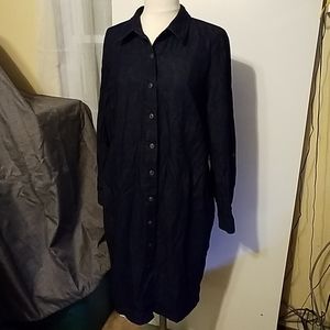 Orvis button down denim dress